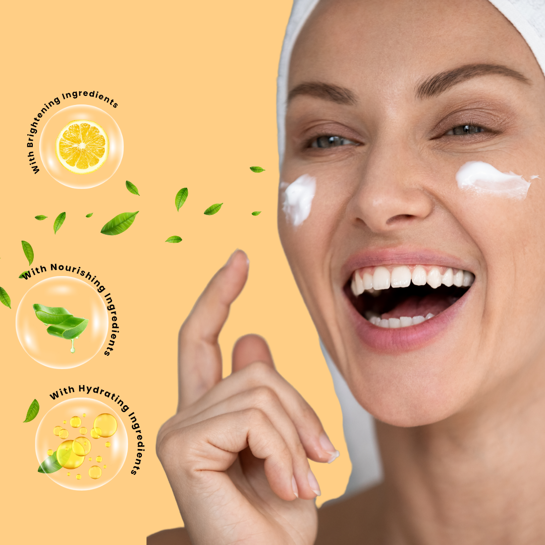 A turmeric skincare set displayed on a clean, neutral background. The set includes a bright yellow turmeric-infused face mask in a glass jar, a golden-hued facial serum in a dropper bottle, and a turmeric soap bar with natural ingredients. The packaging features earthy tones with subtle gold accents, emphasizing the natural and organic feel of the products."
Let me know if you’d like any adjustments