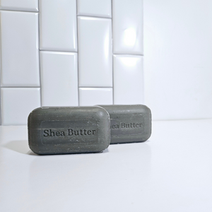Shea butter. Shea butter soap. Black soap. African black soap. Black soap for clearing skin. Acne treatment. Skincare routine. Glowing skin. 