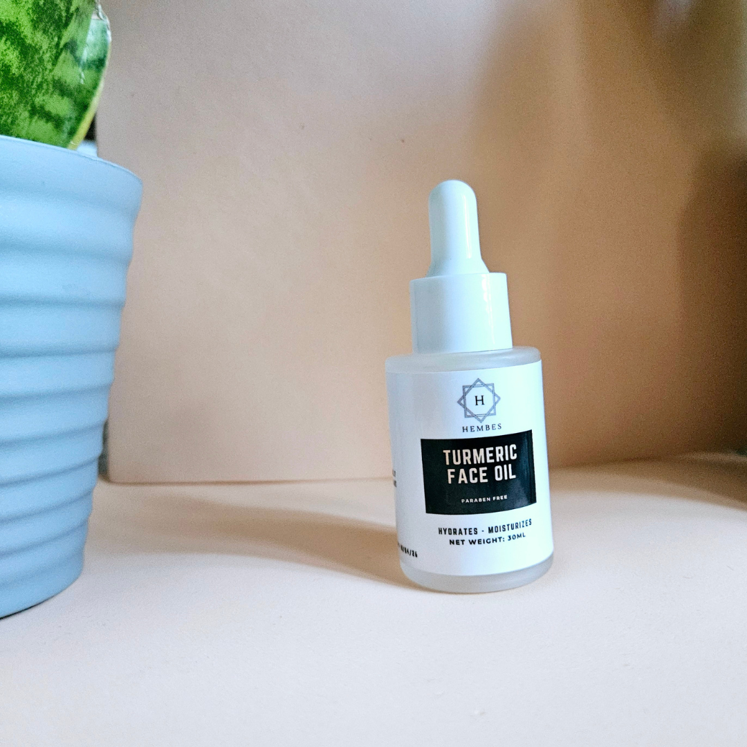 Hembes. How to clear skin. Turmeric Skincare products. Turmeric mask. Natural skincare products. How to clear acne. How to get rid of dark spots. Dark spots. Acne spots. Pimples. Skincare routine. Glowing skin. Even skin. Hydrate skin. Nourish skin.